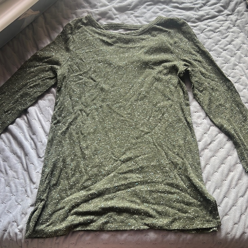 Green Loft long-sleeve shirt